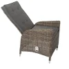 New Garten-Essgruppe, Edelstahl/recyceltes Teak, Tisch 220x100 cm, 8 Hochlehner- Diningsessel, A-Gestell, FSC®-zertifiziertes Produkt Polyrattan-Gartenmöbel|Edelstahl-Gartenmöbel