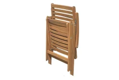 Discount Garten-Essgruppe, natur, Akazie, Ausziehtisch 180/220/260 x 100 cm, 4 Klappstühle, FSC®-zertifiziertes Produkt Garten-Essgruppen|Akazien-Gartenmöbel