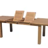 Garten-Essgruppe, natur, Akazie, Ausziehtisch 180/220/260 x 100 cm, 8 Gartenstühle, FSC®-zertifiziertes Produkt Akazien-Gartenmöbel