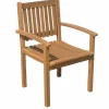 Outlet Garten-Essgruppe, natur, Akazie, Ausziehtisch 150/200 x 90 cm, 2 Klappstühle, 4 Armlehnensessel, FSC®-zertifiziertes Produkt Akazien-Gartenmöbel
