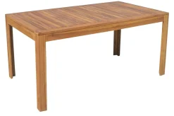 Hot Garten-Essgruppe, natur, Akazie, Tisch 160 x 90 cm, 4 Klappsessel, FSC®-zertifiziertes Produkt Garten-Essgruppen|Akazien-Gartenmöbel