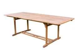 Clearance Garten-Essgruppe, natur, Akazie, Ausziehtisch 150/200 x 90 cm, 6 Klappstühle, klappbar, FSC®-zertifiziertes Produkt Garten-Essgruppen|Akazien-Gartenmöbel
