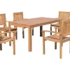 Online Garten-Essgruppe, natur, Akazie, Tisch 160 x 90 cm, 6 Gartenstühle, FSC®-zertifiziertes Produkt Garten-Essgruppen