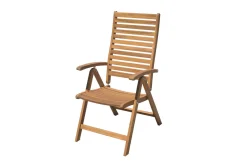 Hot Garten-Essgruppe, natur, Akazie, Ausziehtisch 180/220/260 x 100 cm, 6 Klappstühle, FSC®-zertifiziertes Produkt Garten-Essgruppen|Akazien-Gartenmöbel