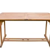 Hot Garten-Essgruppe, natur, Akazie, Ausziehtisch 150/200 x 90 cm, 6 Klappstühle, FSC®-zertifiziertes Produkt Garten-Essgruppen|Akazien-Gartenmöbel