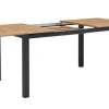Garten-Essgruppe, ® anthrazit matt, Alu / Teak / Textil, Tisch 150/210x90cm, 8 Stapelsessel Garten-Essgruppen