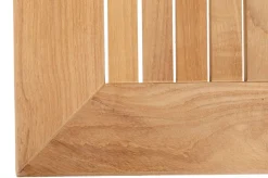 New Garten-Essgruppe, ® anthrazit matt, Alu / Teak / Textil, Tisch 150/210x90cm, 6 Klappstühle Garten-Essgruppen