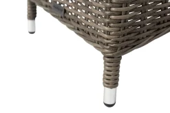 Online Garten-Essgruppe, Polyrattan/recyceltes Teak, Tisch 160 x 90 cm, 4 Hochlehner- Diningsessel, inkl. Polster, FSC®-zertifiziertes Produkt Polyrattan-Gartenmöbel|Garten-Essgruppen