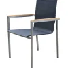 Best Garten-Essgruppe, schwarz, 150 x 90 cm, Edelstahl/Teak, Ausziehtisch, 6 Stühle, 2 Klappstühle Garten-Essgruppen