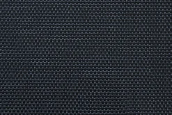 Clearance Garten-Essgruppe, schwarz, Edelstahl/Teak, Tisch 180/240 x 100 cm, 6 Stapelstühle gepolstert, FSC®-zertifiziertes Produkt Garten-Essgruppen