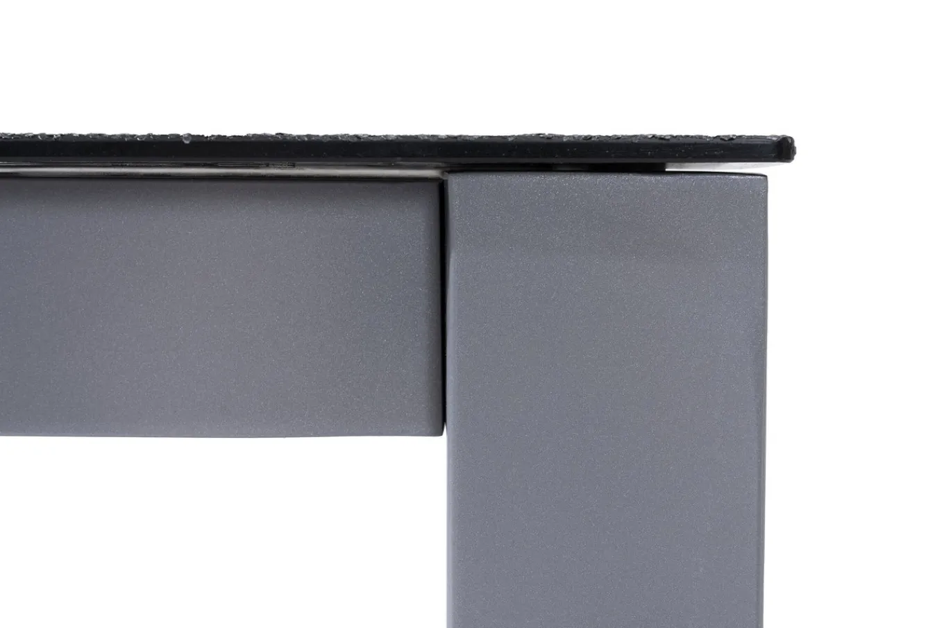 Discount Garten-Essgruppe, silber/anthrazit, Alu/Spraystone/Textilen, 160 x 95 cm, 4 Stapelsessel, 2 Klappstühle Garten-Essgruppen|Aluminium-Gartenmöbel