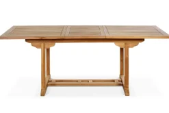 Garten-Essgruppe, Teakholz, Ausziehtisch 160/210x90cm, 8 Armlehnensessel, inkl. Polster Garten-Essgruppen|Teak-Gartenmöbel
