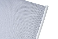 Outlet Gartenliegen-Set, creme/weiß, Aluminium, 190 x 60 cm, horizontal verstellbar, pulverbeschichtet Gartenliegen|Aluminium-Gartenmöbel