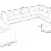 Hot Gartenlounge, creme/weiß, schwarz, Polyrattan, für 8 Personen, wasserfeste Kissenbox Polyrattan-Gartenmöbel|Gartenlounge