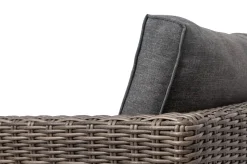 Clearance Gartenlounge, grau, Polyrattan, 6 Personen, verstellbare Sitzflächen, wasserfeste Kissenbox Polyrattan-Gartenmöbel|Gartenlounge