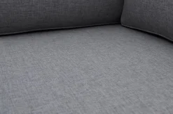 Hot Gartenlounge, silber/grau, Edelstahl/Teakholz/Textil, für 2 Personen, Liegefunktion, FSC®-zertifiziertes Produkt Gartenlounge|Edelstahl-Gartenmöbel