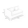New Gartensofa, 2-Sitzer, desert-beige, Polyrattan, 2 Personen, mit abnehmbarem Bezug, mit Kissenboxfunktion Polyrattan-Gartenmöbel|Gartenbänke & Gartensofas