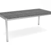 Outlet Gartentisch, graphite, Edelstahl/Glaskeramik, 200x100 cm, witterungsbeständig, kratzfest, hohe Belastbarkeit Gartentische|Edelstahl-Gartenmöbel