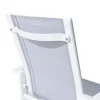 Sale Glasgow 4er Stapelsessel-Set, weiß, Alu/Textilene, 65 x 60 cm, witterungsbeständig, pulverbeschichtet, korrosionsbeständig Aluminium-Gartenmöbel|Gartenstühle & Gartensessel