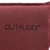 Best Green 6er-Set Sitzkissen für Niederlehner, bordeaux, recyceltes Polyester, hautsympathisch, mit Rückengurt und Bindekordeln Niedriglehner-Auflagen