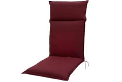 New Green Sitzkissen für Hochlehner, bordeaux, recyceltes Polyester, 119 x 48 x 6 cm, strapazierfähig, witterungsbeständig Hochlehner-Auflagen
