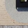 Online Harmony Outdoor Teppich, Aluminium-White, recyceltes PET-Garn, Ø 200 cm, für Innen- und Außenbereich geeignet Outdoor Teppiche