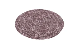Hot Harmony Outdoor Teppich, Andorra White, recyceltes PET-Garn, Ø 120 cm, für Innen- und Außenbereiche geeignet Outdoor Teppiche