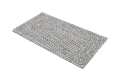 Hot Harmony Outdoor Teppich, Aluminium-White, recyceltes PET-Garn, 90 x 160 cm, für Innen- und Außenbereich Outdoor Teppiche