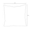 Best Kissen, hellgrau, Polyester, 45 x 45 cm, pflegeleicht, wasserabweisend, strapazierfähig, schnelltrocknend Rückenkissen & Zierkissen