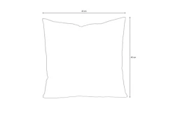 Best Kissen, hellgrau, Polyester, 45 x 45 cm, pflegeleicht, wasserabweisend, strapazierfähig, schnelltrocknend Rückenkissen & Zierkissen