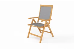 New Klappstuhl, 5-fach verstellbar, Akazie FSC®-zertifiziert, 60x71x107cm Gartenstühle & Gartensessel