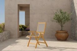 New Klappstuhl, 5-fach verstellbar, Akazie FSC®-zertifiziert, 60x71x107cm Gartenstühle & Gartensessel