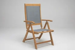 New Klappstuhl, 5-fach verstellbar, Akazie FSC®-zertifiziert, 60x71x107cm Gartenstühle & Gartensessel