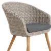 Kota Garten-Essgruppe, grau/natur, Akazie/Polyrattan/Alu, Ausziehbarer Tisch 180/220/260 x 100 cm, 8 Sessel, FSC®-zertifiziertes Produkt Garten-Essgruppen|Akazien-Gartenmöbel