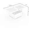 Hot Loungetisch, anthrazit, Aluminium, ausziehbar und höhenverstellbar, witterungsbeständig Gartentische|Aluminium-Gartenmöbel