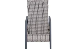 Sale Louvra Select Garten-Essgruppe, natur/anthrazit, Polyrattan/Alu, 6 Sessel, Tisch 160/210 x 100 cm Polyrattan-Gartenmöbel|Garten-Essgruppen