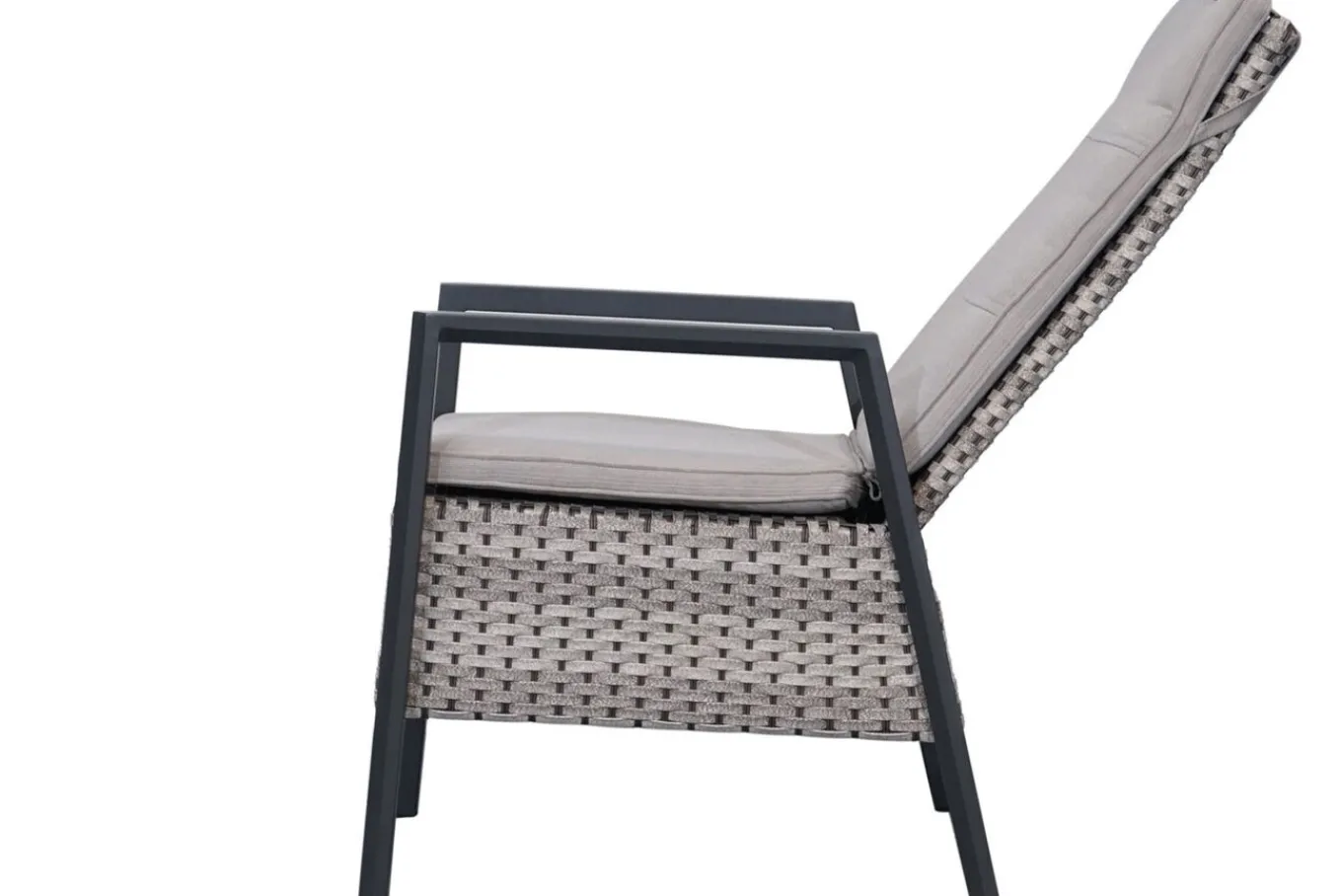 Sale Louvra Select Garten-Essgruppe, natur/anthrazit, Polyrattan/Alu, 6 Sessel, Tisch 160/210 x 100 cm Polyrattan-Gartenmöbel|Garten-Essgruppen