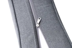 Best Manhattan Ecklounge, grau/silber, Alu/Polyester, inkl Beistelltisch, witterungsbeständig Gartenlounge