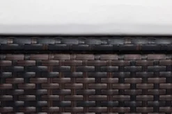 Hot Mittelelement, braun marmoriert, Polyrattan, 63 x 78 x 65 cm, geeignet für 7759-BOX Polyrattan-Gartenmöbel|Gartenlounge