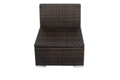Hot Mittelelement, braun marmoriert, Polyrattan, 63 x 78 x 65 cm, geeignet für 7759-BOX Polyrattan-Gartenmöbel|Gartenlounge