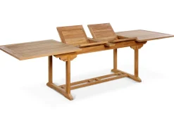 Online Ontario Ausziehtisch, natur, Teakholz, 195/295x90cm, fein geschliffen Gartentische|Teak-Gartenmöbel