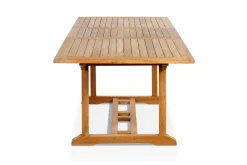 Discount Ontario Ausziehtisch, natur, Teakholz, 160/210x90cm, fein geschliffen Gartentische
