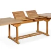 Sale Ontario/Bounty Garten-Essgruppe, natur, Teak, 195/295 x 90 cm, 6x Klappsessel Garten-Essgruppen|Teak-Gartenmöbel