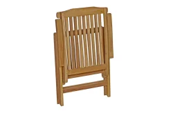 Sale Ontario/Bounty Garten-Essgruppe, natur, Teak, 195/295 x 90 cm, 6x Klappsessel Garten-Essgruppen|Teak-Gartenmöbel