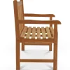 Online Ontario 3-Sitzer Gartenbank, natur, Teakholz, 150x62x92cm, fein geschliffen Gartenbänke & Gartensofas|Teak-Gartenmöbel