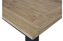 Clearance Oxford Ausziehtisch, anthrazit/natur, Edelstahl/recycled Teak, 200/260 x 100 cm Gartentische|Edelstahl-Gartenmöbel