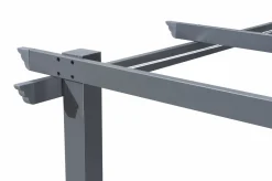 Discount Pergola mit faltbarem Stoffdach, Anthrazit, Aluminium/Polyester, 4 x 4 m, Air-Vent System, UV-beständig Pergola|Aluminium-Gartenmöbel