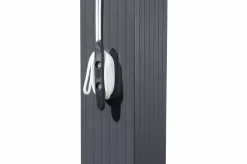 Discount Pergola mit faltbarem Stoffdach, Anthrazit, Aluminium/Polyester, 4 x 4 m, Air-Vent System, UV-beständig Pergola|Aluminium-Gartenmöbel