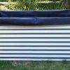 Hot Pflanzvlies, schwarz, Vlies 200g/m², 180x90x100cm, für Hochbeet mit 180cm Hochbeet|Gartenmöbel-Zubehör & Ersatzteile