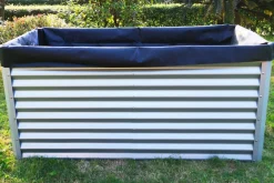 Hot Pflanzvlies, schwarz, Vlies 200g/m², 180x90x100cm, für Hochbeet mit 180cm Hochbeet|Gartenmöbel-Zubehör & Ersatzteile
